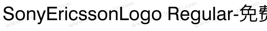 SonyEricssonLogo Regular字体转换